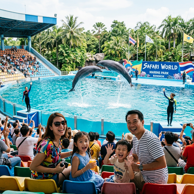 ทัวร์กรุงเทพ Safari & Marine Park