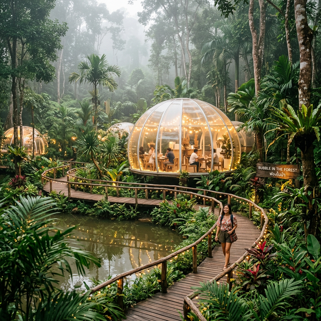 Bangkok Cafe Tour (After the Rain & Bubble in the Forest)