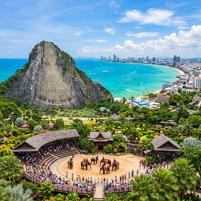 Bangkok Pattaya Tour (Nong Nooch Village & Laser Buddha)